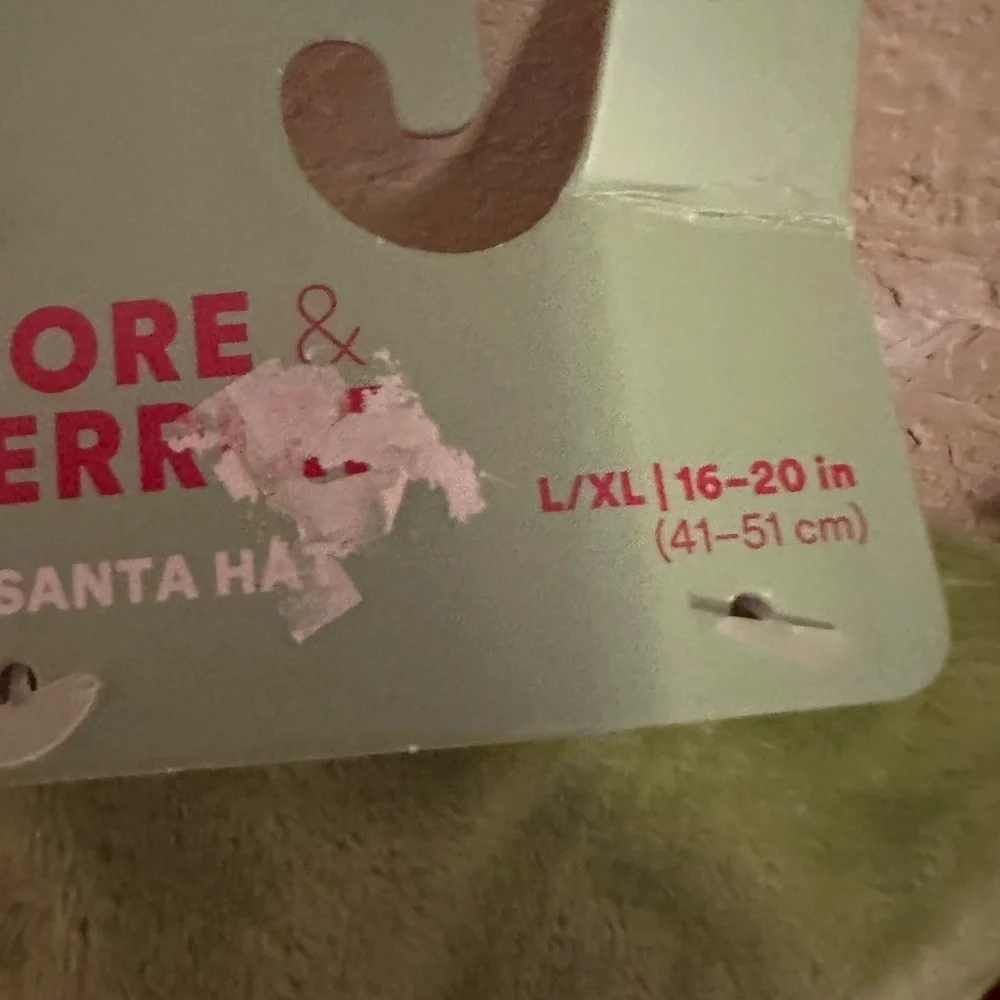 🩷5/$10 More & Merrier Pet Santa Hats in Green and Red